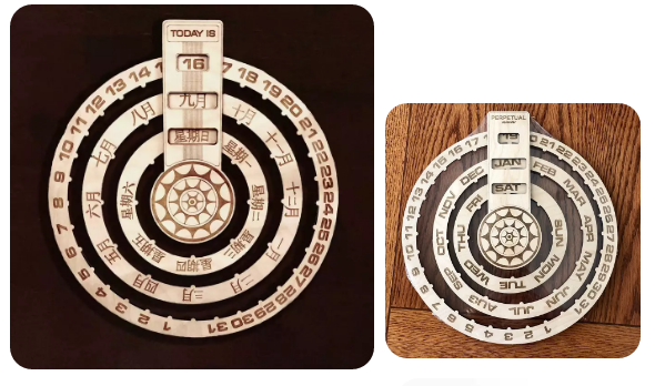 時間都去哪了？激光雕刻日歷助您記錄精彩生活