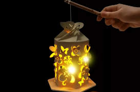 激光點(diǎn)亮濃情中秋，與你許下花燈之約