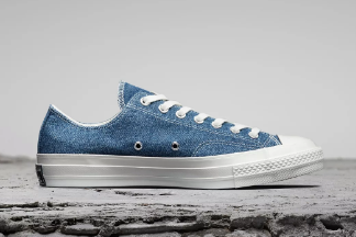 激光助力匡威Renew Denim環(huán)保鞋，探尋牛仔改造之路