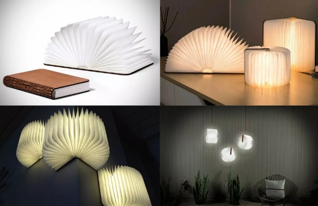 激光切割木質書頁燈：無言的陪伴，無形的溫暖！