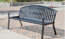 激光切割公共長椅，為城市“梳妝”，為美景增色