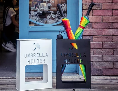 激光切割雨傘架，雨傘收納神器