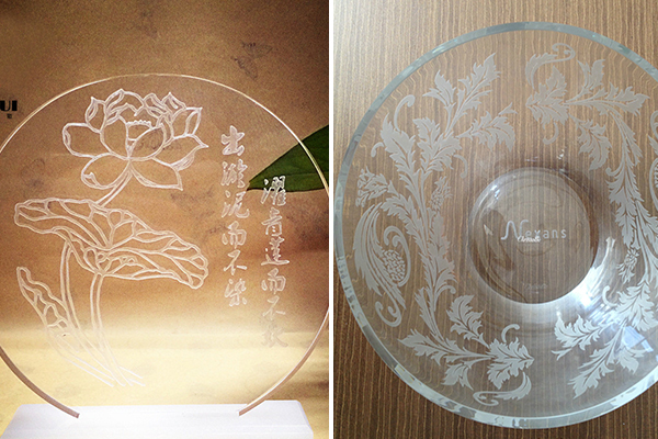 玻璃表面激光磨砂工藝解析 玻璃表面激光磨砂工藝解析