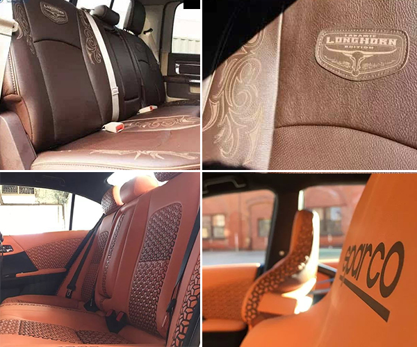 汽車坐墊激光打標(biāo),愛車升級(jí)秒秒鐘！